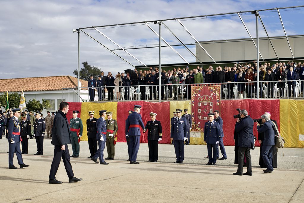 El Rey Felipe VI en la base militar de Alcantarilla