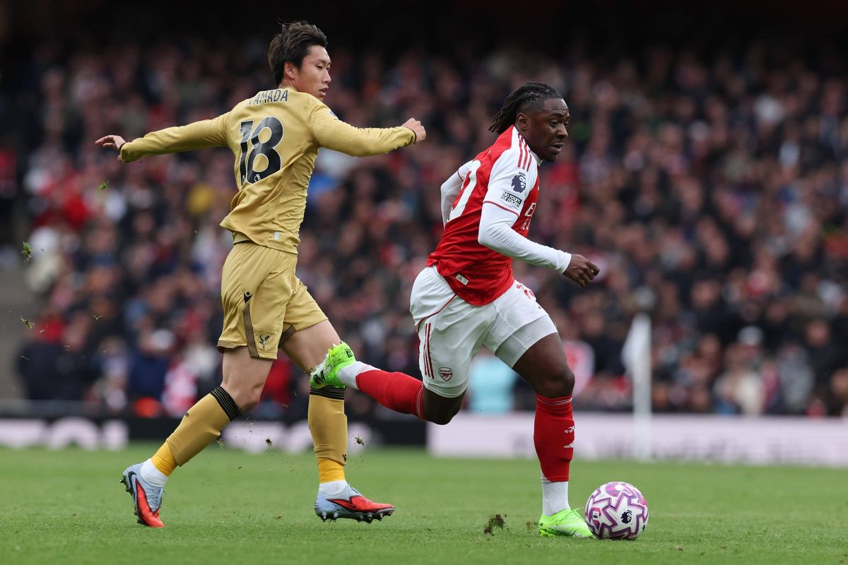 Eze, during the match against Crystal Palace