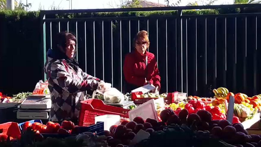 Viento en el Mercado del Lunes de Castellón