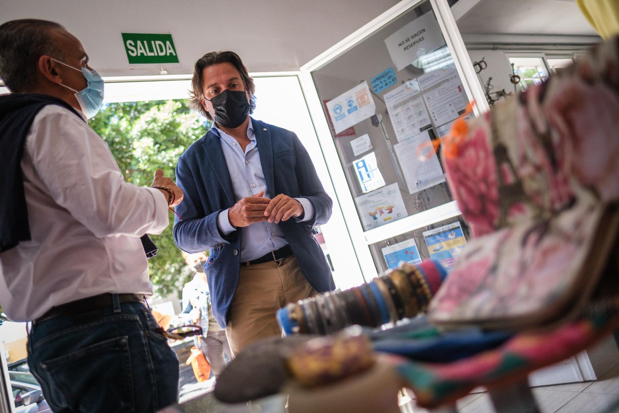 Visita de Gustavo Matos a la sede del proyecto social y solidario de la Fundación Buen Samaritano