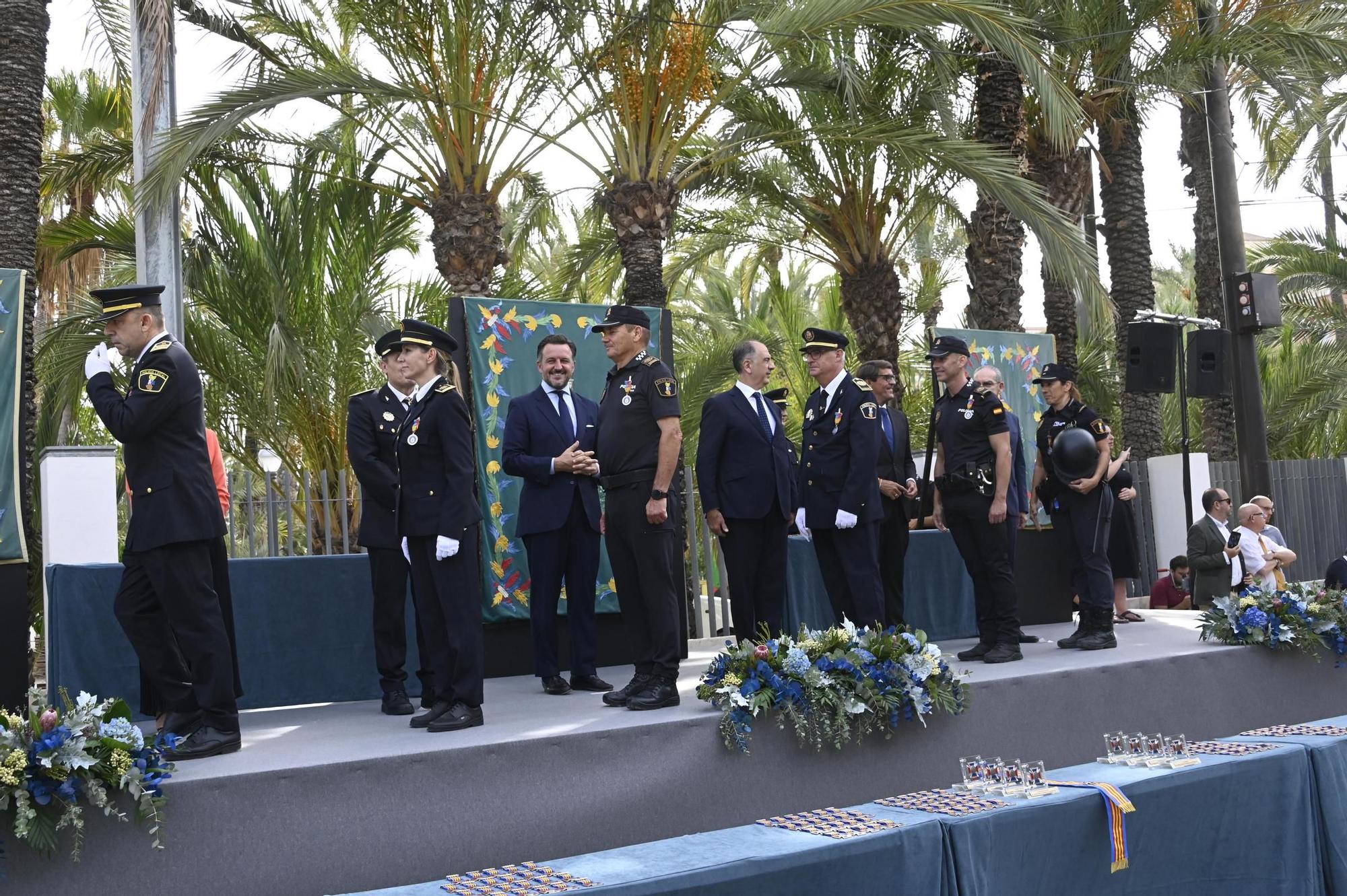 Así ha sido el acto del patrón de la Policía Local de Elche