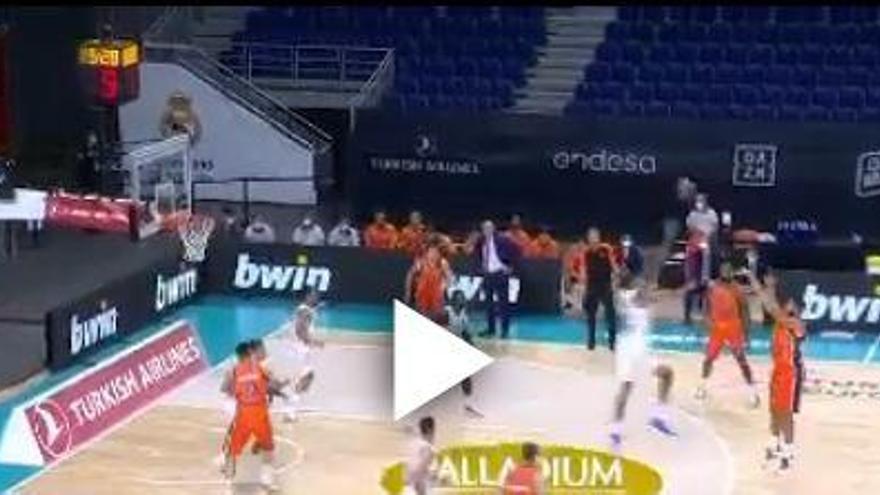 Video | Los mejores momentos del Valencia Basket en su baño al Madrid