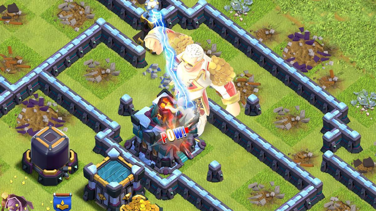 Imágenes del personaje que tendrá John Cena en el Clash of Clans.
