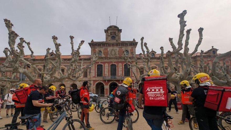Els bombers voluntaris "rider" es mobilitzen i anuncien la data del judici per la demanda contra la Generalitat a Girona