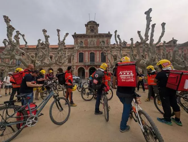 Les imatges de la mobilització dels Bombers voluntaris