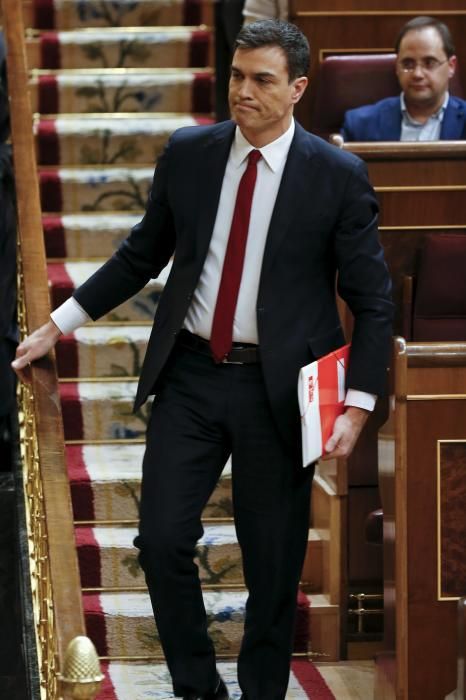 La investidura de Pedro Sánchez, en imágenes