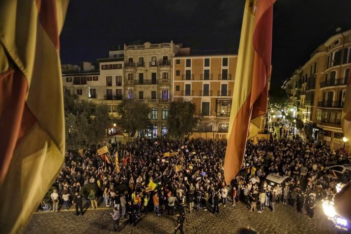 Demonstranten in Palma unterstützen Separatisten