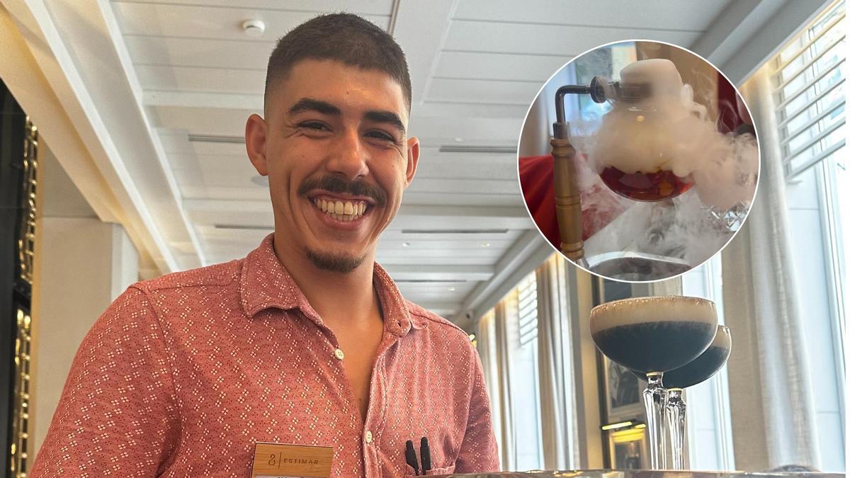 El diplomisú realizado a través de una crioinfusión lenta en The Banker's Bar de Valencia