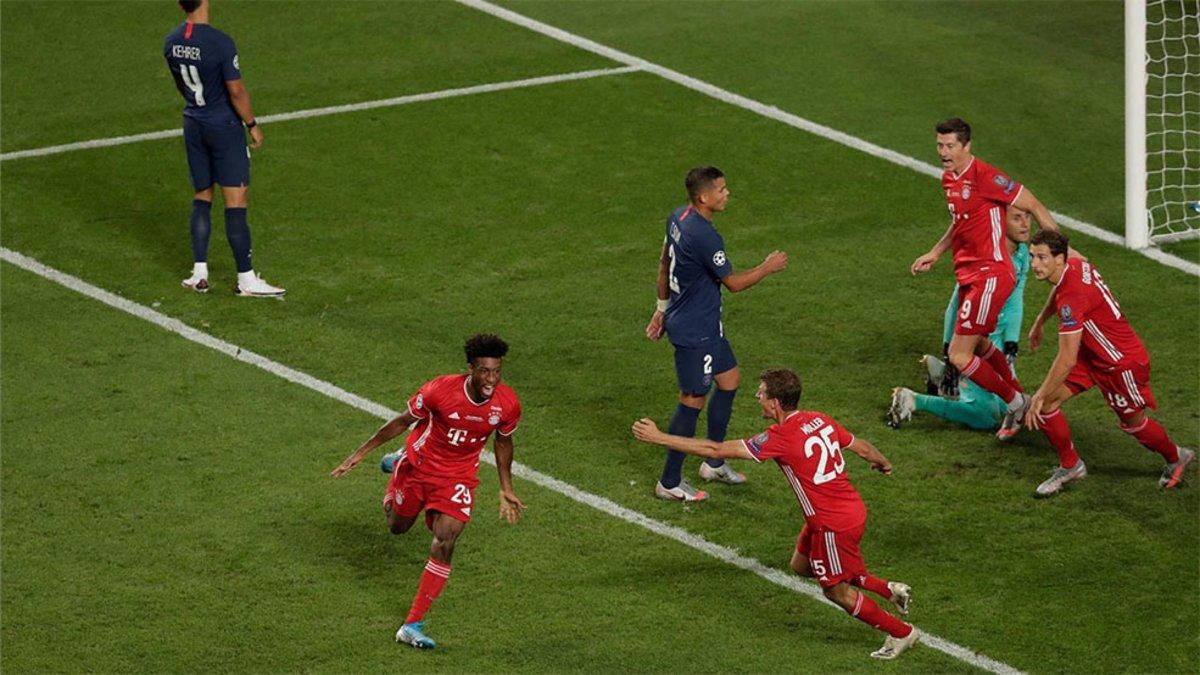 Coman fue uno de los grandes protagonistas del PSG-Bayern