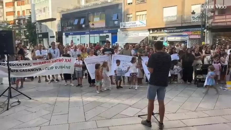 Las familias del CEIP A Lomba salen a la calle