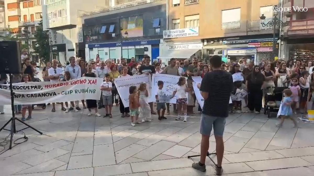 Las familias del CEIP A Lomba salen a la calle