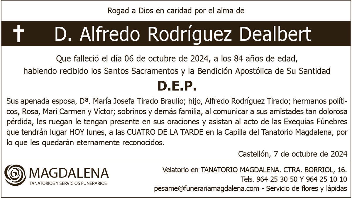 D. Alfredo Rodríguez Dealbert