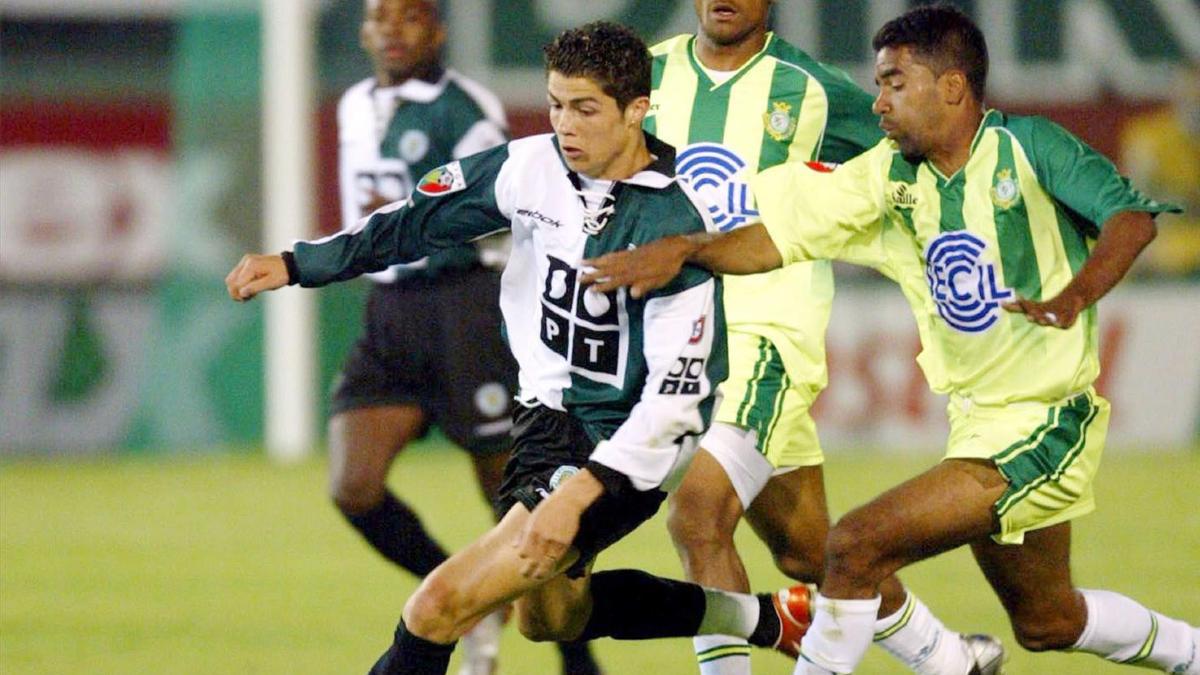 Cristiano Ronaldo, durante su etapa en el Sporting