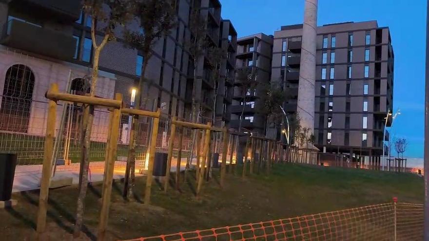 S'obre als vianants la nova zona verda de la Nova Alcoholera