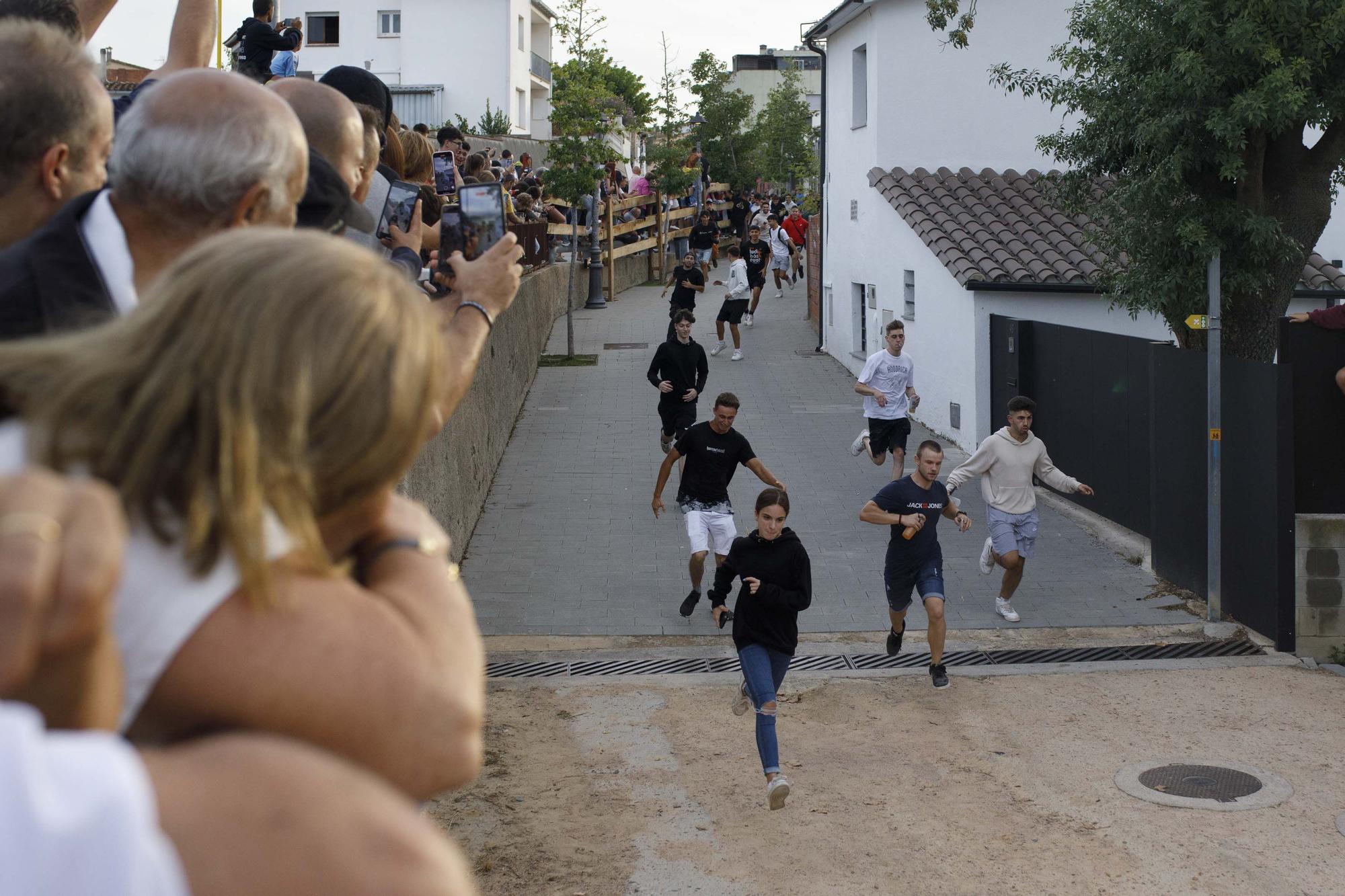 Les imatge del correbou de Vidreres