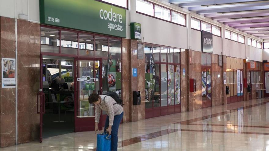 Casa de apuestas de la empresa Codere en la estación de autobuses de A Coruña.