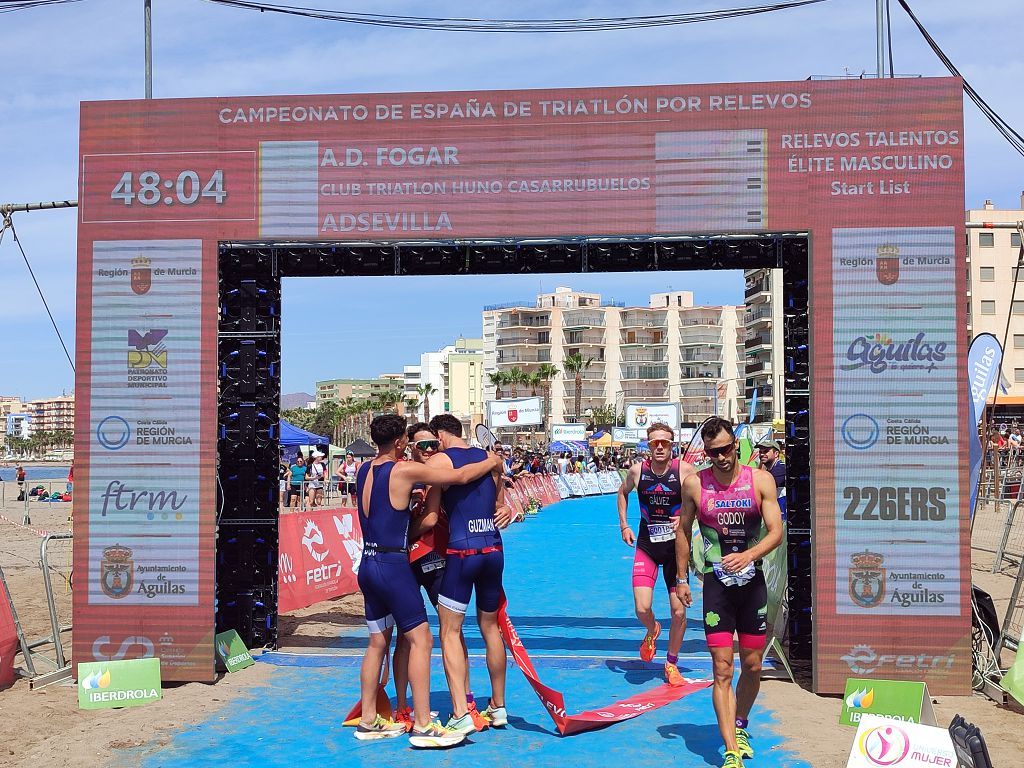 Campeonato de España de Triatlón de relevos en Águilas