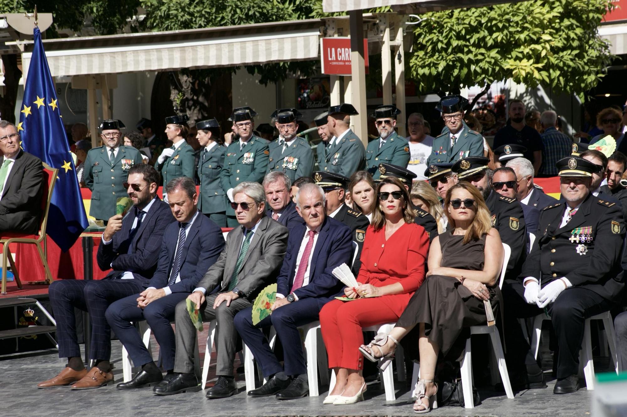 Celebración de la Festividad de la Virgen del Pilar, patrona de la Guardia Civil, en Murcia