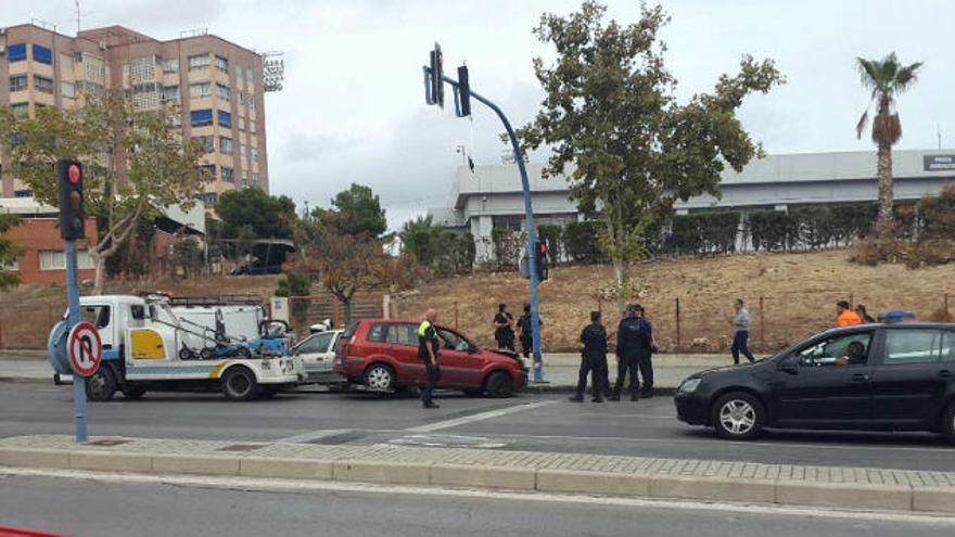 Buscan a un herido tras darse a la fuga en un accidente en Alicante