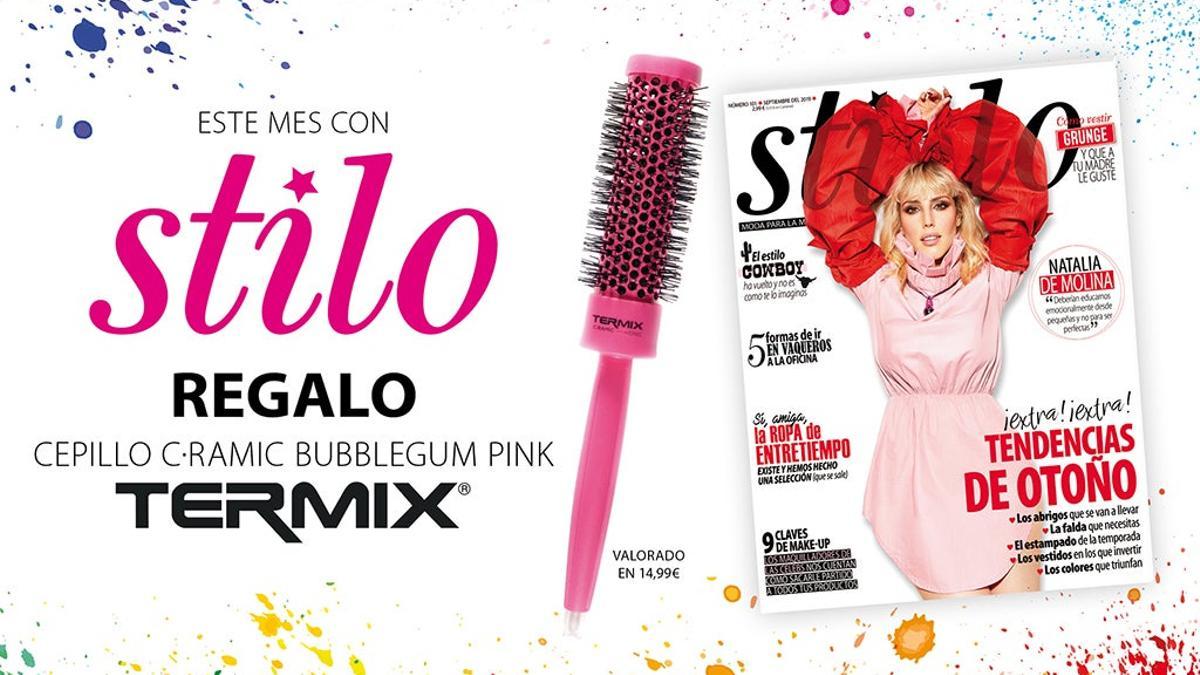 Con el número de septiembre de Stilo te llevas de regalo un cepillo Termix