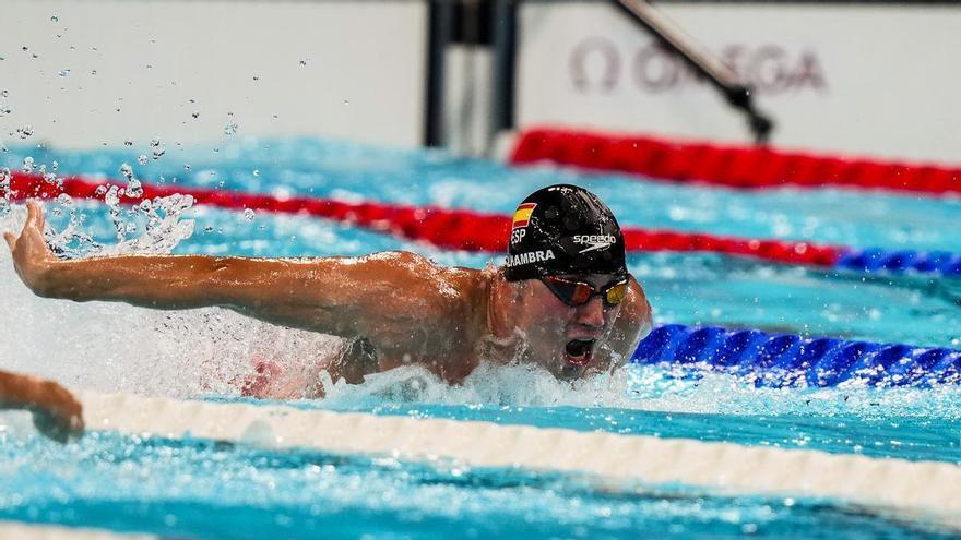 Kike Alhambra y Vicente Gil se cuelgan la plata en la primera jornada del Europeo de Natación Paralímpica
