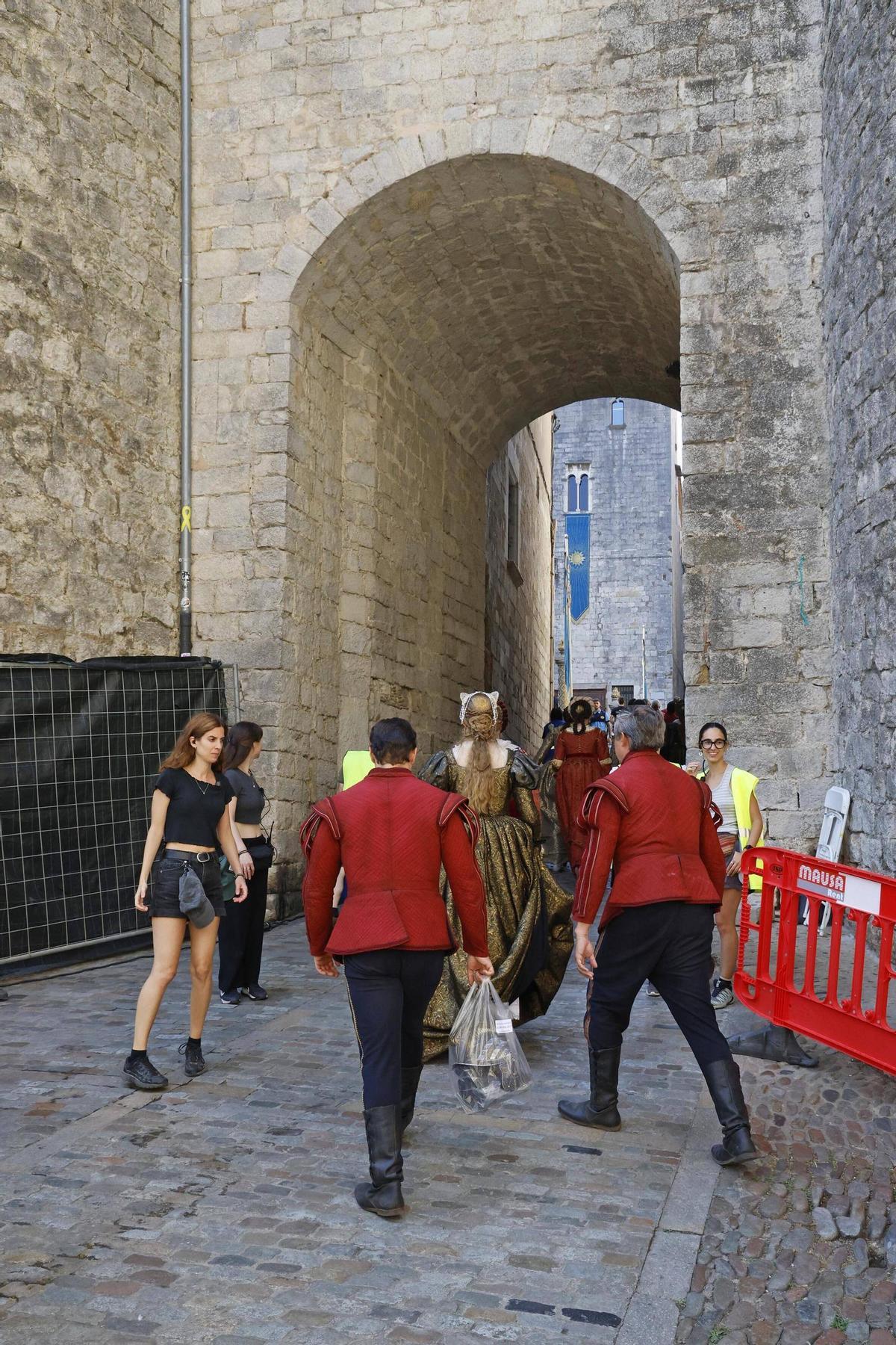 Les imatges d'un nova jornada del rodatge d''Enredados' a Girona Les imatges d'un nova jornada del rodatge d''Enredados' a Girona