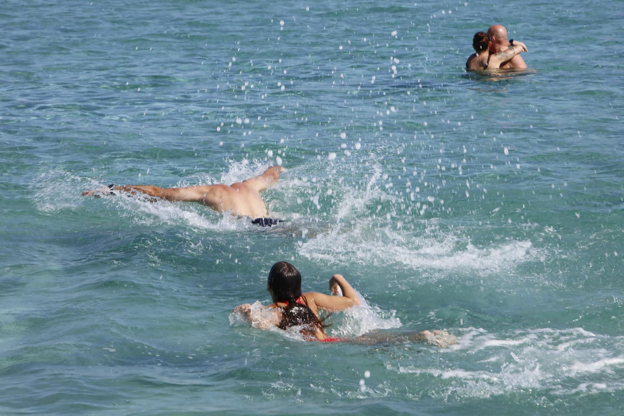 Sommer-Urlaub im Oktober: So sieht es derzeit am Strand von Alcúdia auf Mallorca aus