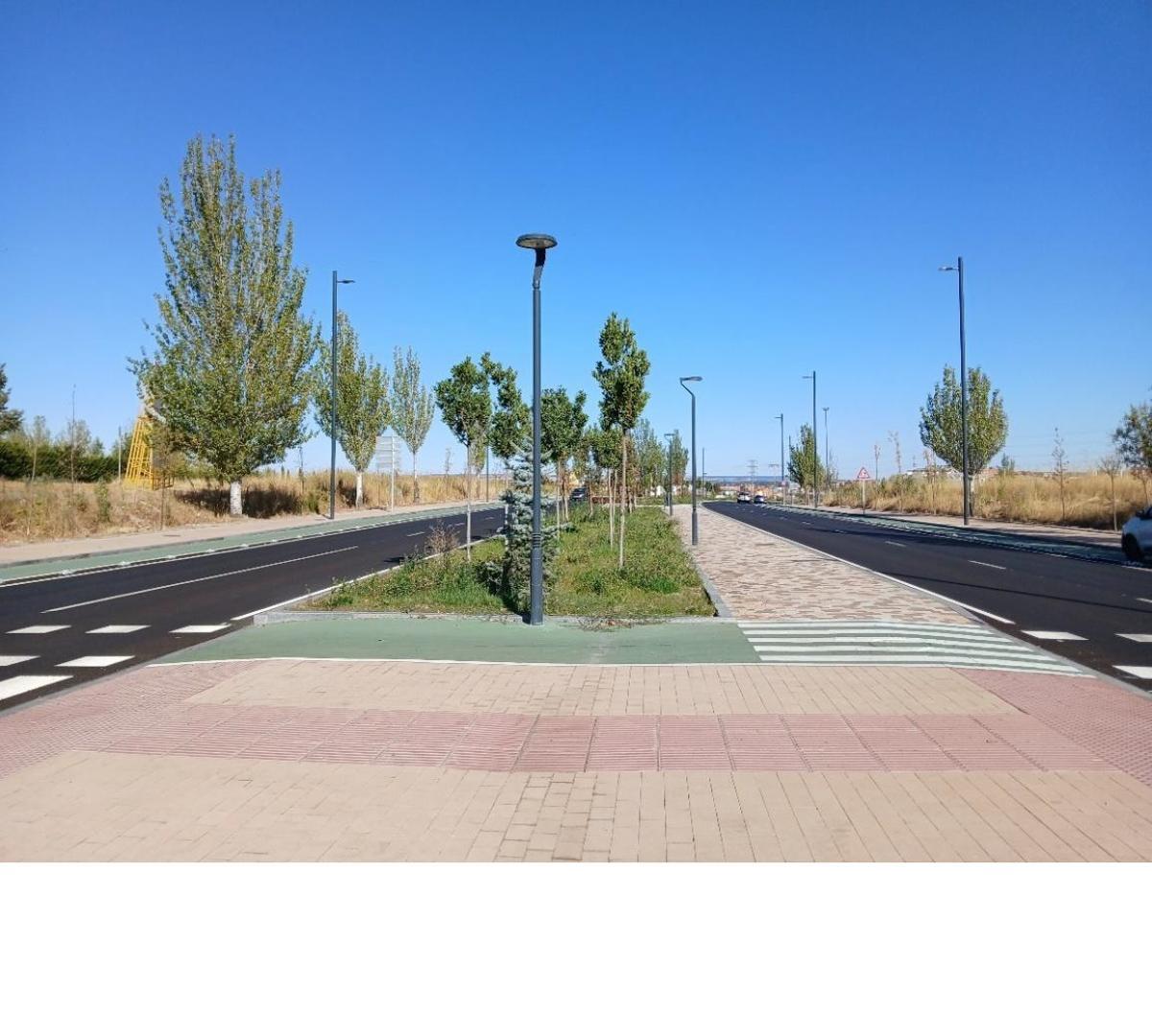 Primer tramo, desde la rotonda del Sancho a la de la carretera de la Estación