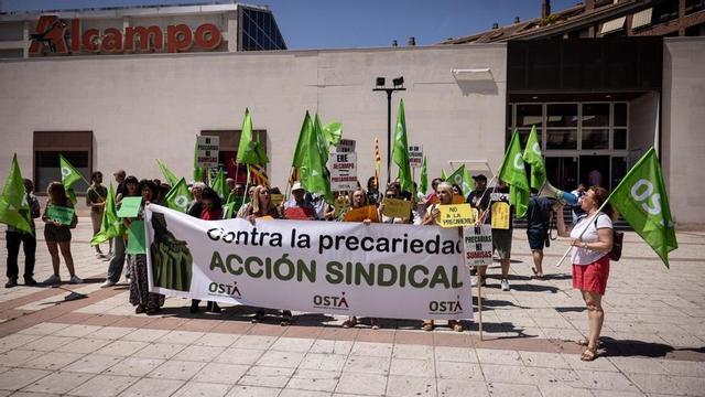 Las trabajadoras de Alcampo, contra el 