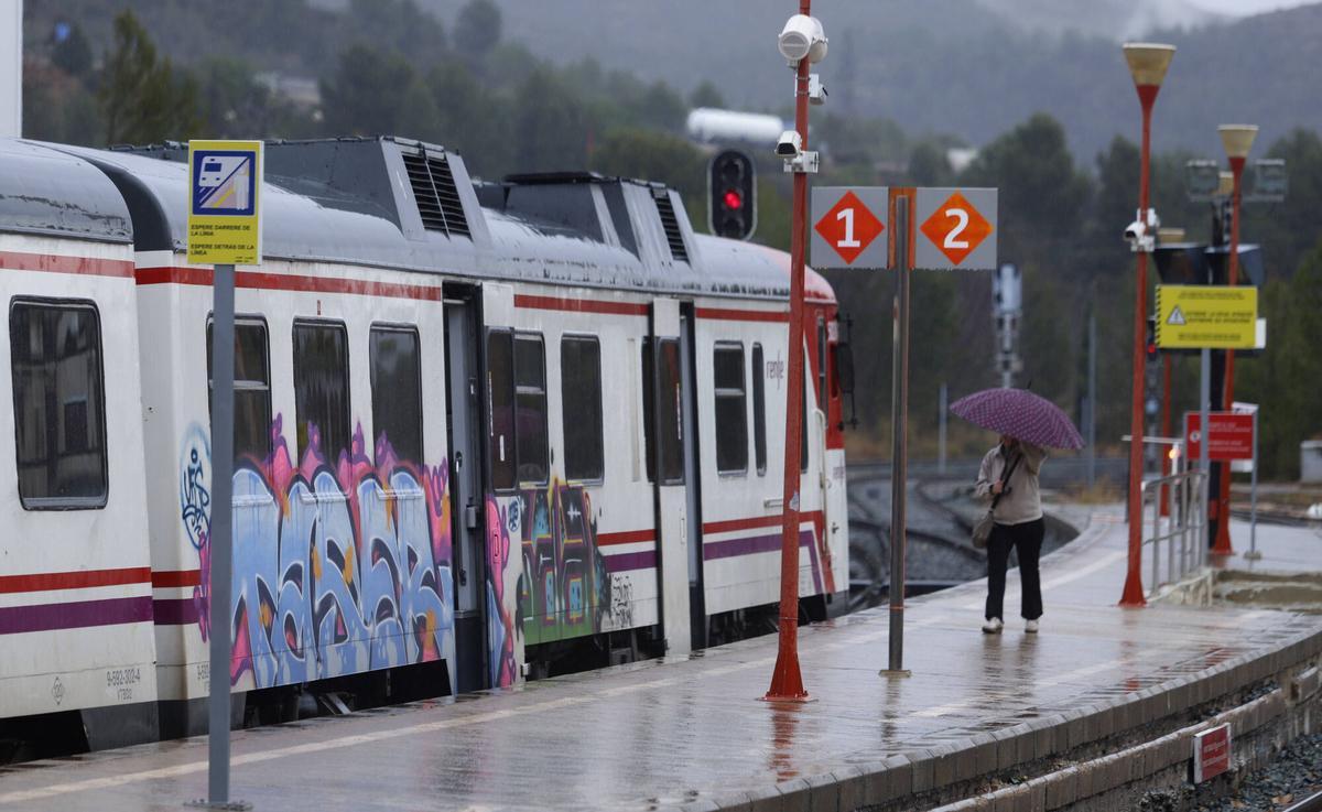 Tren de cercanías de la línea C3 València-Utiel.
