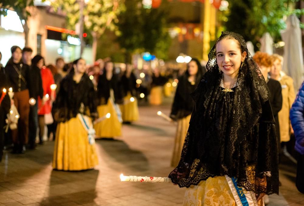 Las calles se llenan de gente en la procesión de San Jaime