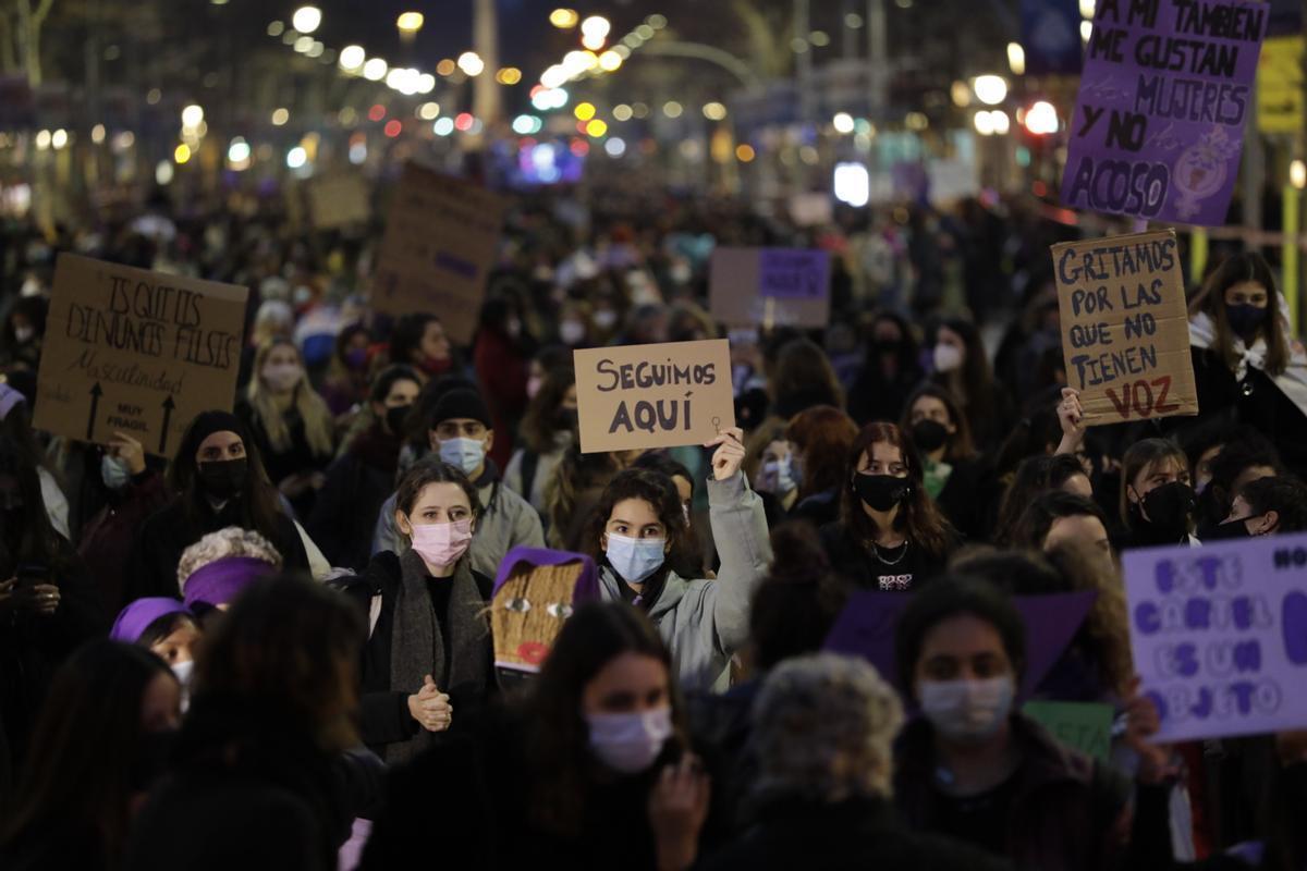 Manifestación con motivo del 8M.