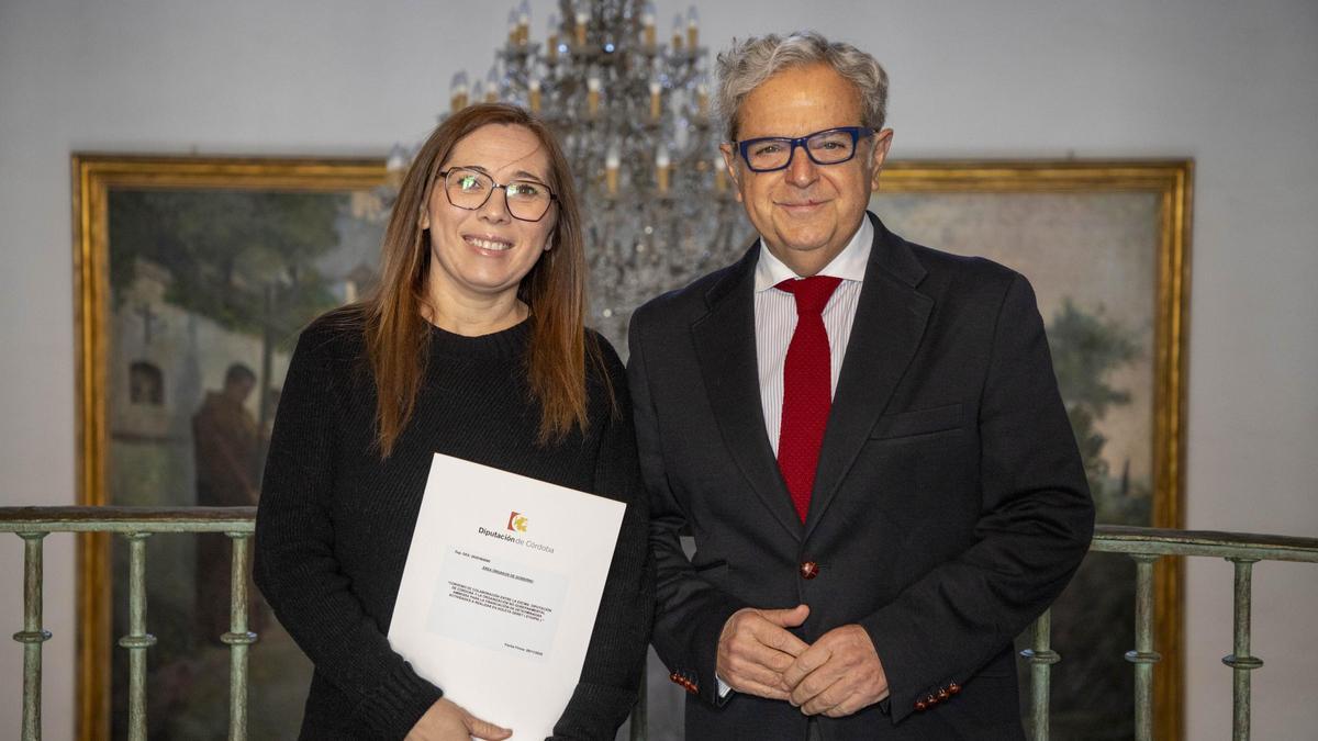 Firma del convenio entre la Diputación de Córdoba y Ambessa.