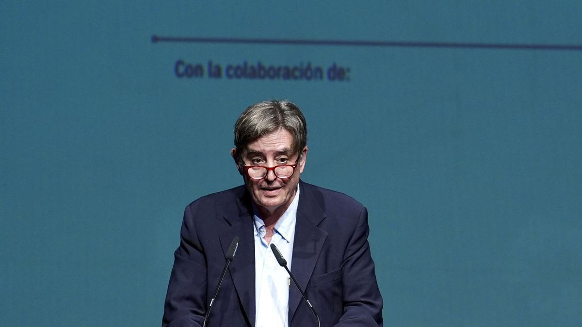 El director del Instituto Cervantes, Luis García Montero, interviene en la inauguración de la reunión anual de la institución, que en esta ocasión se celebra en Jerez de la Frontera.