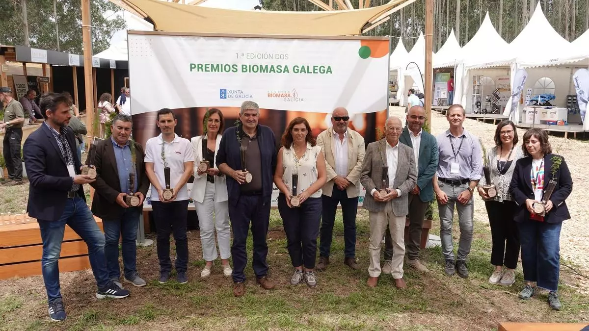 Galiforest galardona a los referentes en la gestión y uso de la biomasa de toda Galicia