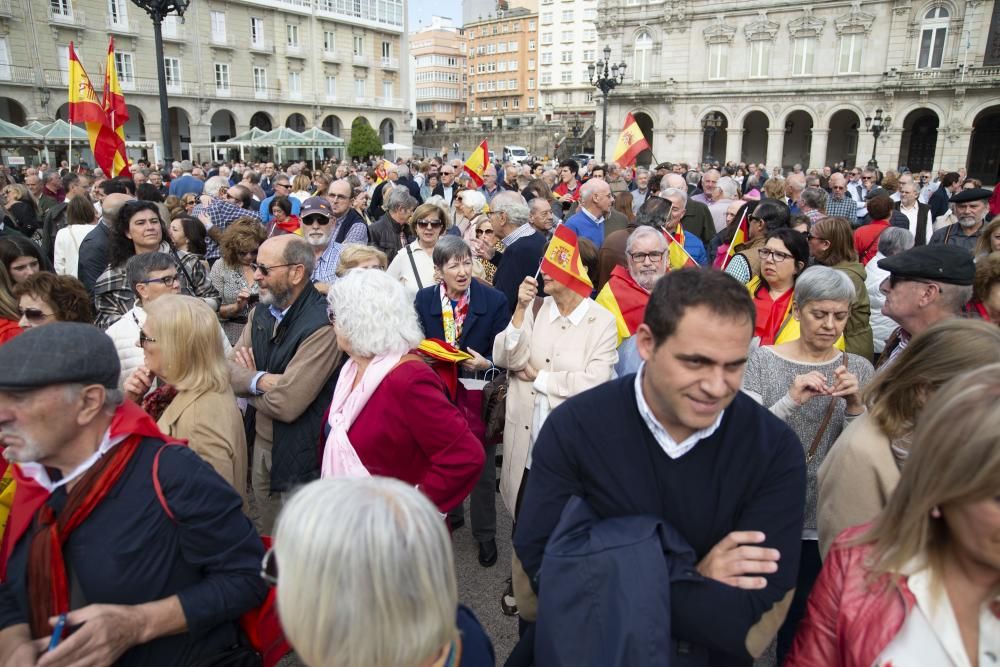 Vázquez defiende la Constitución en María Pita