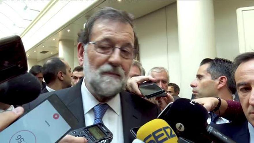 Rajoy promet que «l'Estat reaccionarà»