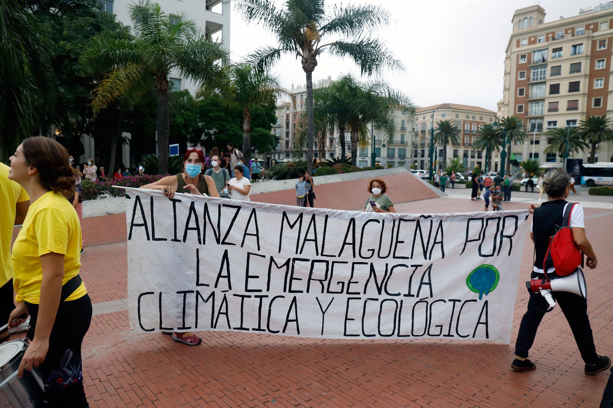 Manifestación 'Juicio por el clima' por las calles de Málaga