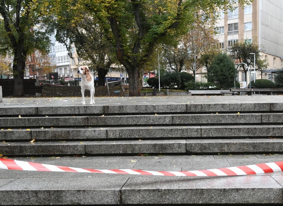 Temporal con alerta roja en la costa de A Coruña