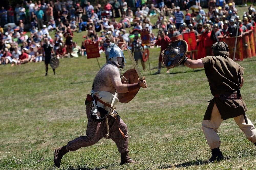 Batalla en la fiesta Astur romana en Carabanzo