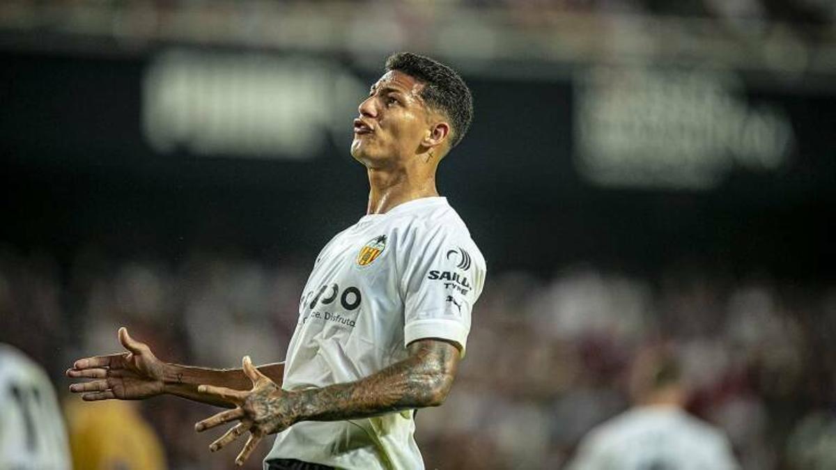 Marcos André en Mestalla