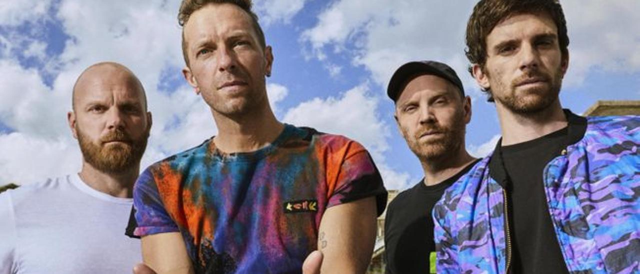 Coldplay, en una imagen promocional del grupo.