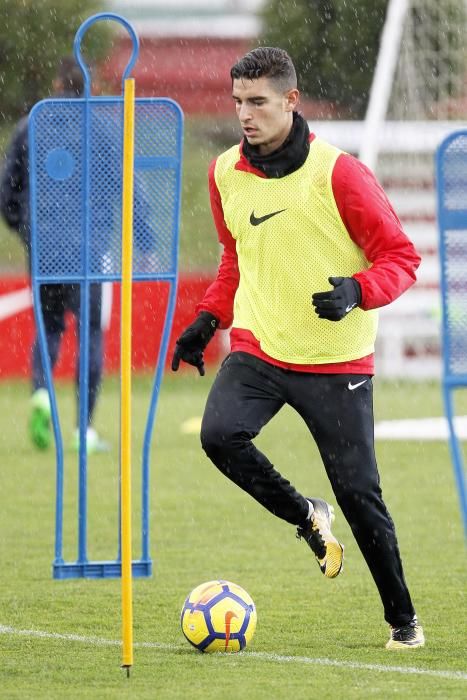 Entrenamiento del Sporting