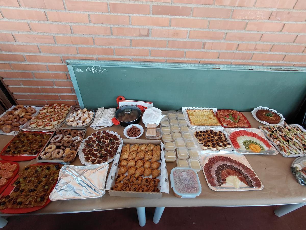 El menjar que els participants van saborejar durant la trobada