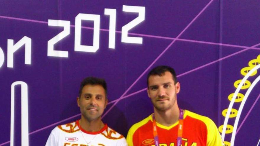 Miguel García y Saúl Craviotto, en Londres 2012.