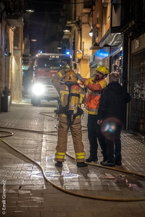 Incendi en un bloc de pisos de Puigcerdà