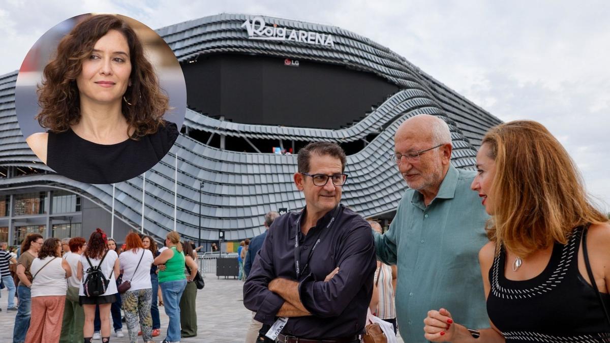 Isabel Díaz Ayuso y su treta para desbancar al Roig Arena de València.