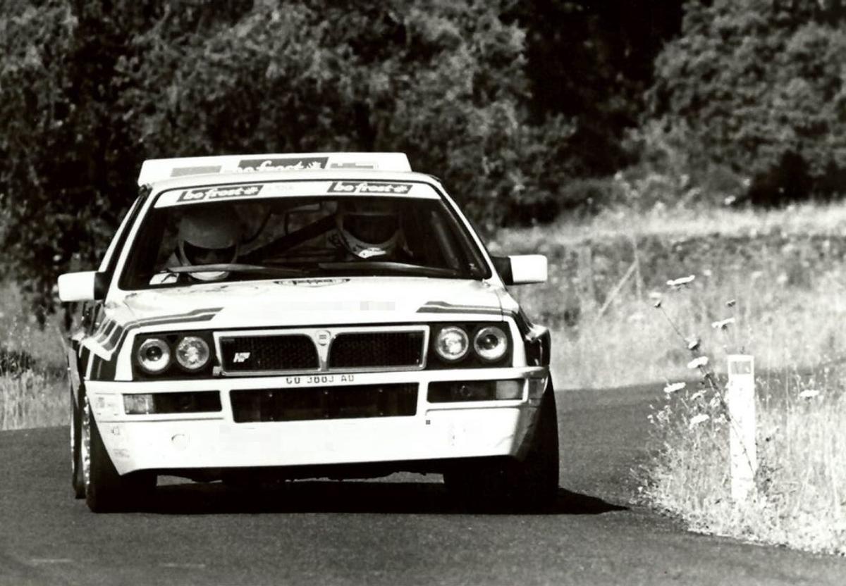 José LuisToril, con su Lancia Delta Integrale.