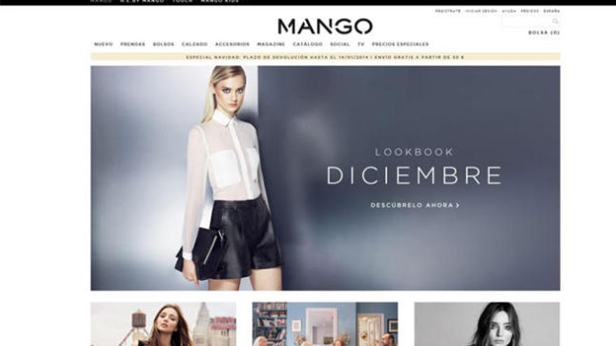 Tienda online de Mango