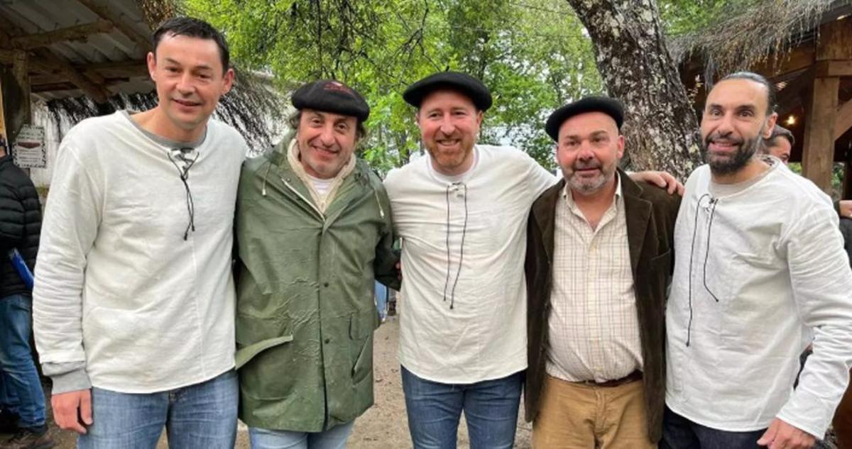 José Portas (segundo por la izquierda), en la fiesta del año pasado. | D.P.